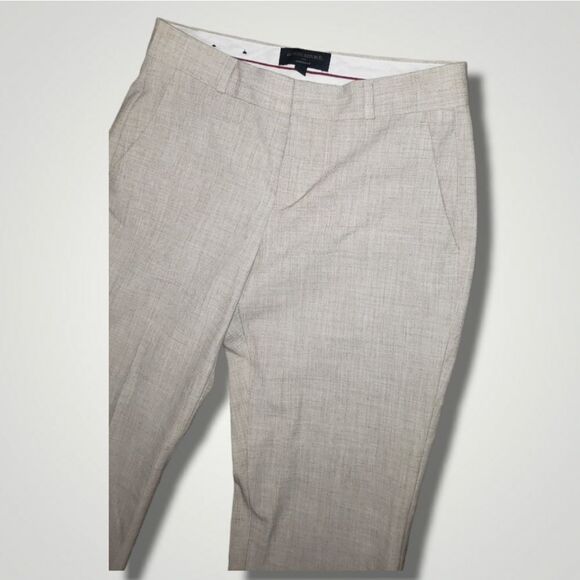 Banana Republic Jackson Fit Curved Flax Straight Leg Pant Size 0 - Picture 3 of 7